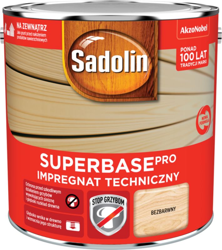 Impregnat techniczny Sadolin Superbase Pro 2,5 l