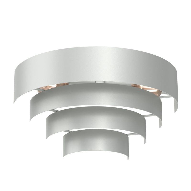 Kinkiet ścienny Luminex Rings jasnoszary 2 x E27 x 15W IP20 wym: 20 x 40 x 19,5 cm - 1 szt.