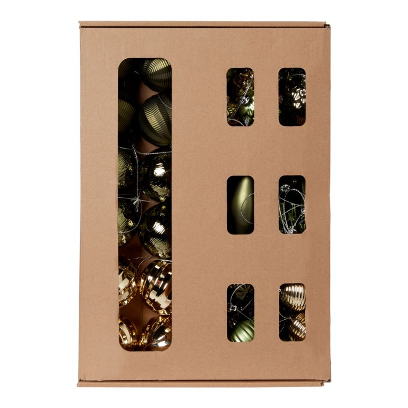 Bombki 50 szt. Layered Greens