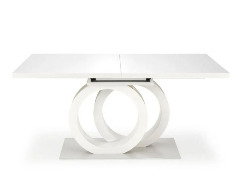 Stół Halmar rozkładany GALARDO 160(200)x90 biały/złoty 1 szt