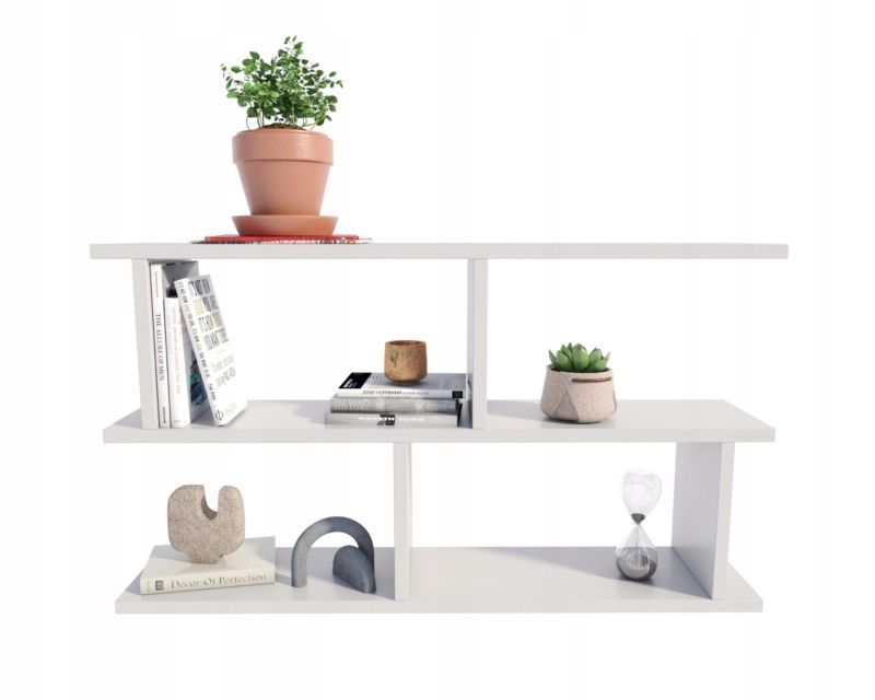 Półka Matkam wisząca LUNA regał Per biały 1 szt.