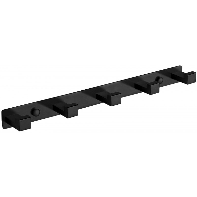 Haczyk na ręcznik z uchwytami Mexen Inny czarny 1 szt.