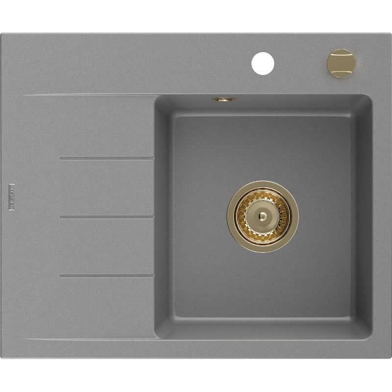 Zlewozmywak wpuszczany Mexen Andres 1,5-komorowy beżowy 1000x500 mm - 6515101510-69 1 szt.