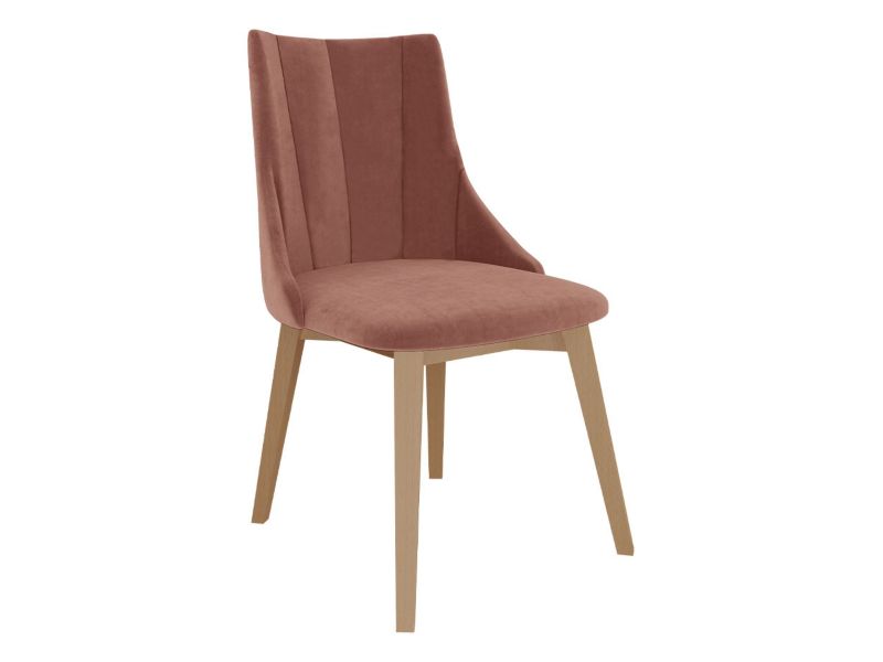Krzesło MIRJAN 24 S97 natura + różowy 1 szt.