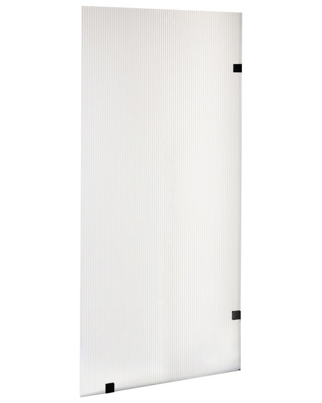 Ścianka prysznicowa Mahuida 90 x 195 cm Czarny 1 szt.