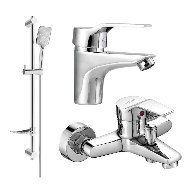 Zestaw wannowy Mexen Caro chrom 746603DF72-00 1 szt.