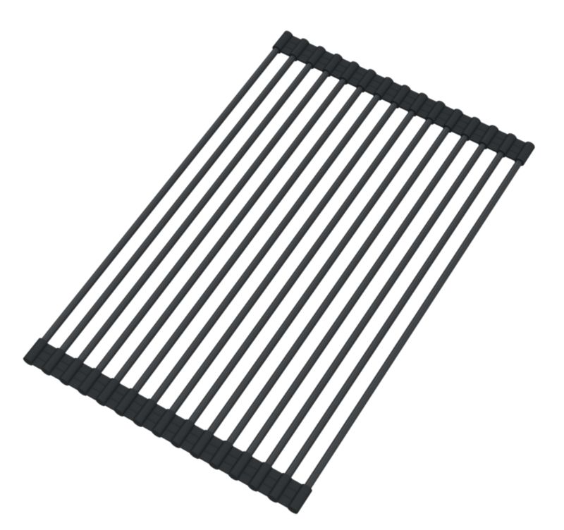 Mata Ociekarka Rolmata Granitan Czarna Na Zlewozmywak Zwijana 1 szt.