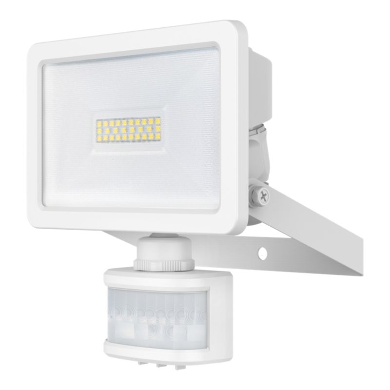 Naświetlacz GoodHome Lucan 20 W z czujnikiem ruchu biały