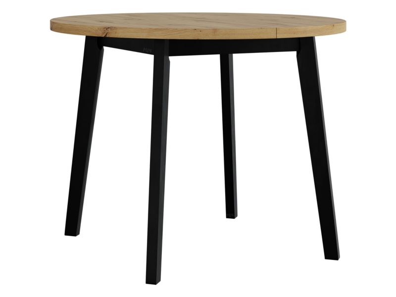 Stół MIRJAN 24 Oslo 100/130 III L dąb artisan/czarny 1 szt.