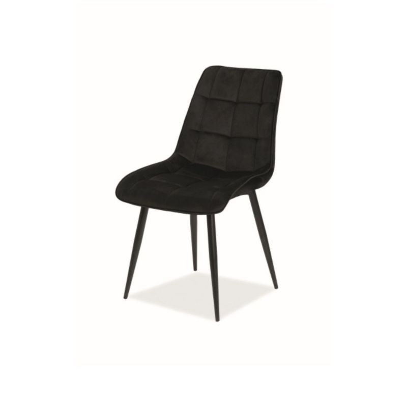 Krzesło Signal CHIC VELVET czarne 1 szt