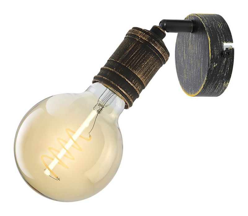 Kinkiet ścienny Rabalux Fidel złoto antyczne 1 x E27 x IP20 wym: 10 x 8 x 12 cm - 1 szt.