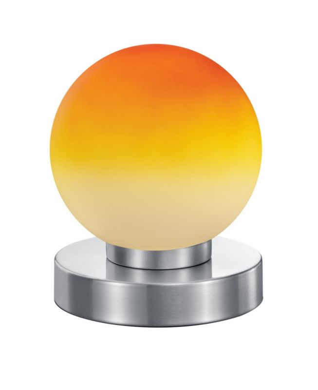 Lampa stołowa RL Prinz Ii srebrno-wielokolorowy 1 x E14 x 40W IP20 wym: 15 x 12 x 12 cm szkło - 1 szt.