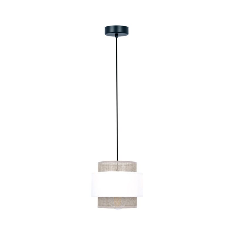 Lampa wisząca Kaja Rico 2434 biało-beżowa boho 1xE27 x 40W 1 szt.