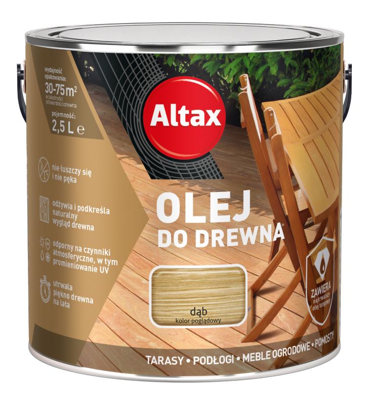 Olej do drewna Altax dąb 2,5 l