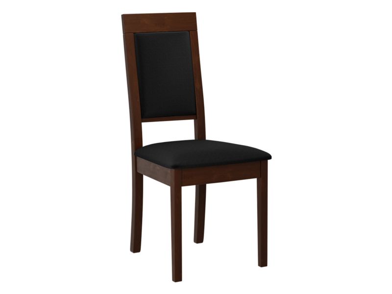 Krzesło MIRJAN 24 tapicerowane Roma XIII orzech/czarny aksamit 1 szt.