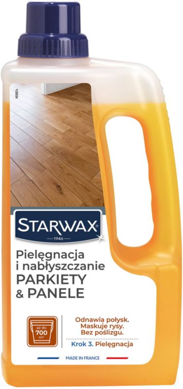 Pielęgnacja i nabłyszczanie parkietów i paneli Starwax 1 l