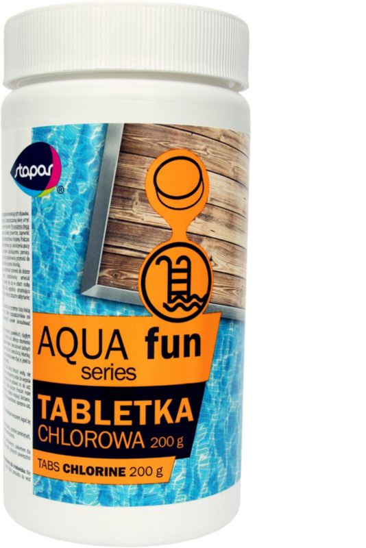 Chlor do basenu tabletki 200 g Stapar 1 kg