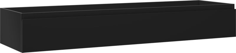Szafka łazienkowa podumywalkowa Mexen Orio czarna mat 160x46 cm 1 szuflada 1 szt.