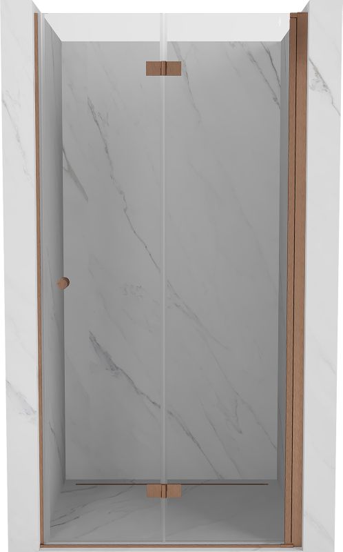 Drzwi prysznicowe składane Mexen Mist-F Miedź szczotkowana 70 cm 1 szt