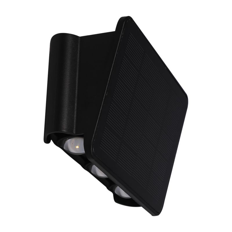 Kinkiet solarny z czujnikiem Eko-Light Alf czarny LED 2W 3000K 50lm IP54 wym: 11,2 x 16,9 x 6,4 cm aluminium - 1 szt.