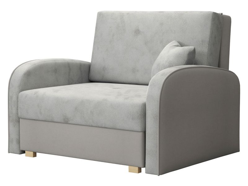 Kanapa rozkładana MIRJAN 24 Viva Soft I gołębi szary/srebrny 1 szt.