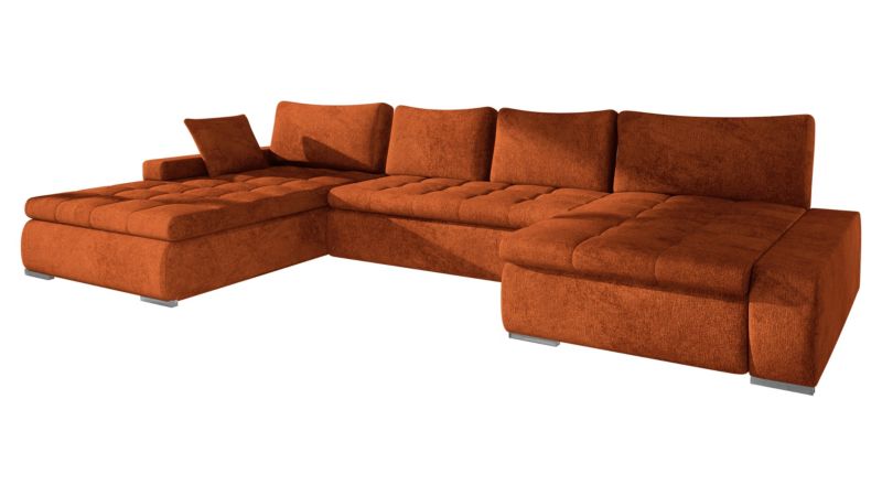 Narożnik z funkcją spania MIRJAN 24 Caro rudy 1 szt.