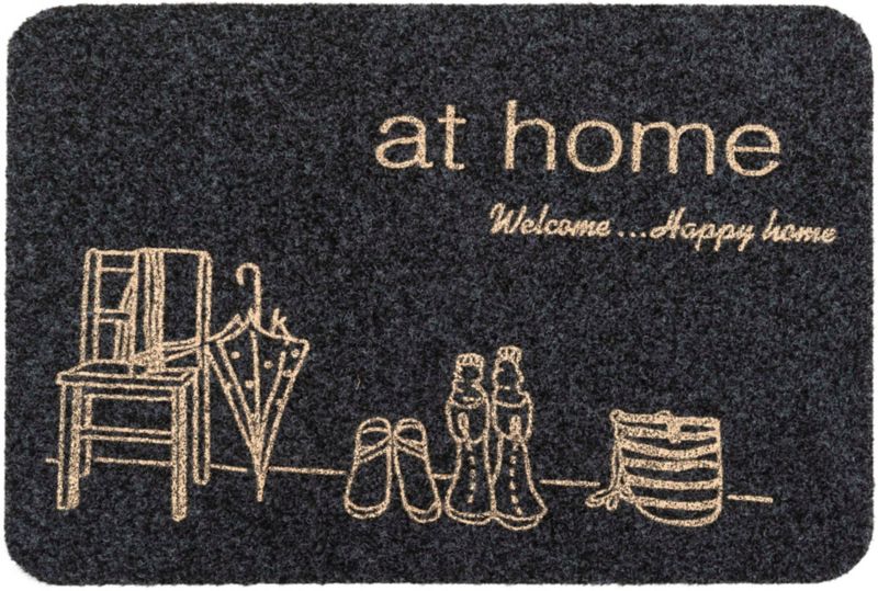 Wycieraczka Home 40 x 60 cm szara