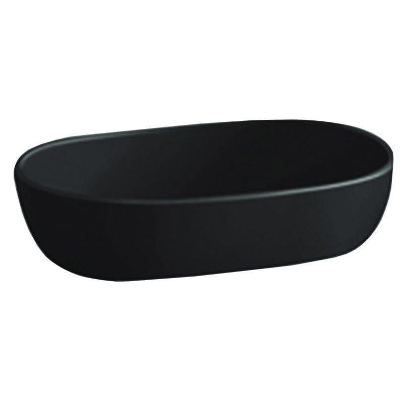 Umywalka nablatowa Mexen Viki czarna połysk 59x40 cm 1 szt.