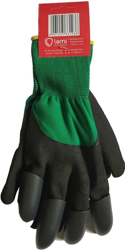 Rękawice robocze pazurki Lemi