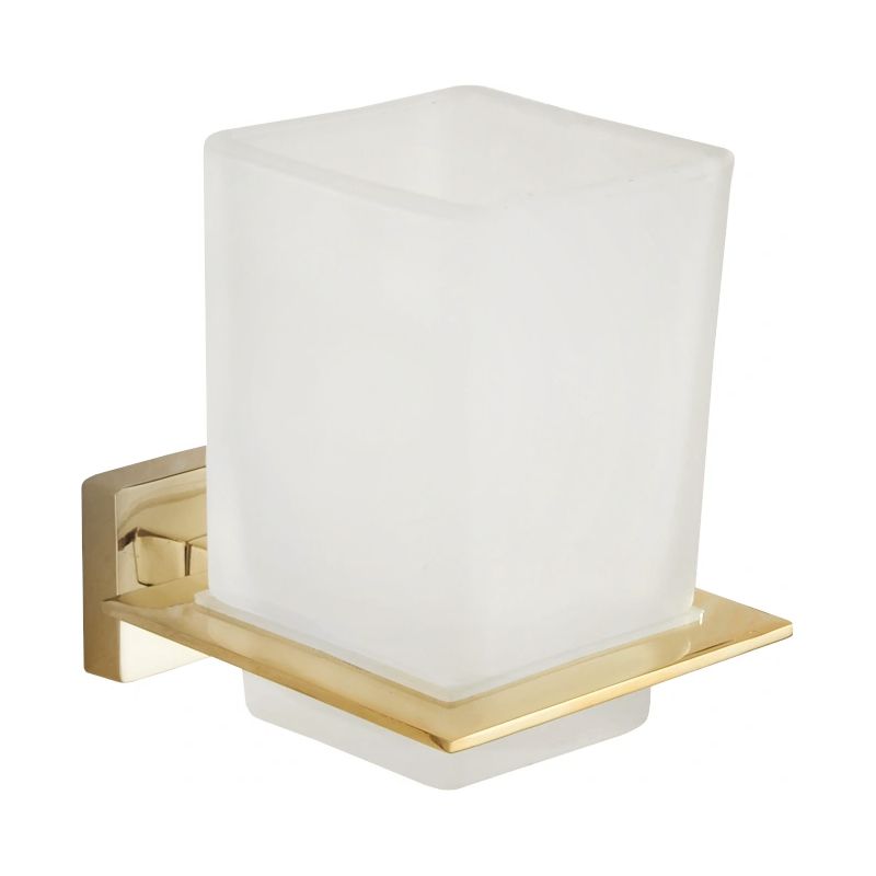 Kubek na szczoteczki Mexen Arno złoty 8x9,5 cm 1 szt.