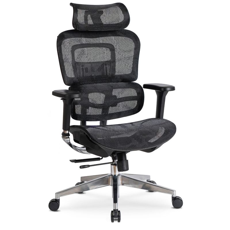 Fotel Obrotowy Nino Mebel Elite Ergonomiczny Czarny 1 szt