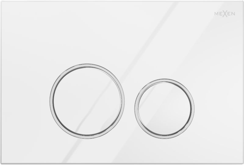 Przycisk spłukujący Mexen Fenix 05 biały błyszczący 1 szt.