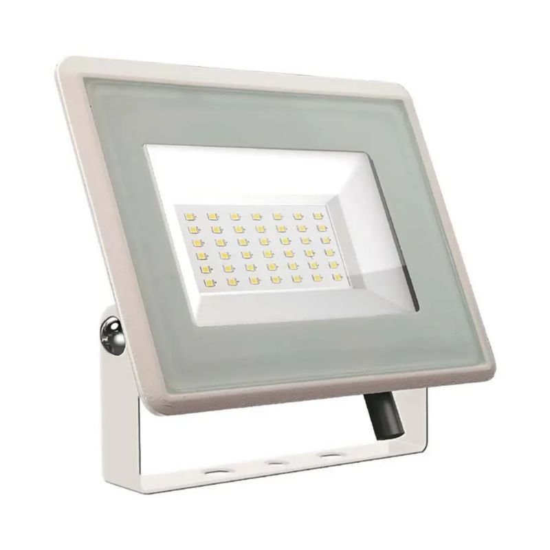 Naświetlacz LED V-TAC biały LED 30W 4000K 2510lm IP65 wym: 12,2 x 15 x 2,7 cm aluminium - 1 szt.