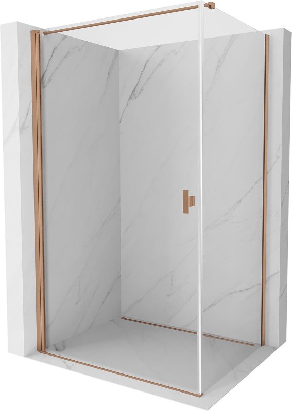 Kabina prysznicowa Mexen Mist-B miedź szczotkowana 80x120 cm 1 szt