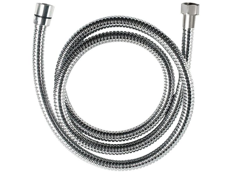 Wąż prysznicowy Laveo Arno 1,5m chrom antyskrętowy stalowy oplot 1 szt.