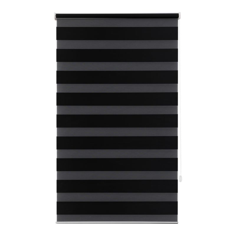 Roleta dzień/noc GoodHome Elin 77,3 x 160 cm czarna