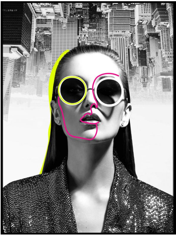 Obraz Artbox Sequin 70 x 100 cm