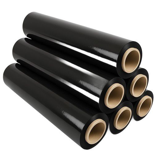 Folia Stretch Neopak CZARNA MOCNA 50cm 3,2kg do Zabezpieczania Paczek 1 szt.