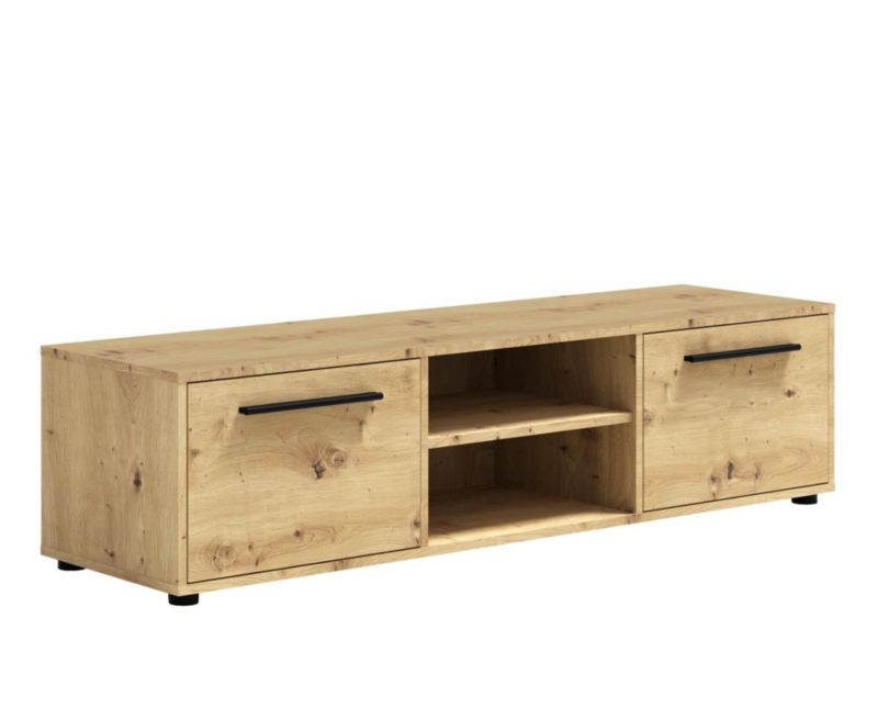 Szafka rtv dwudrzwiowa Bettso Maxivo nowoczesna do salonu dąb artisan 1szt.