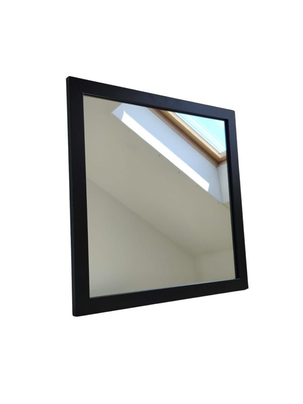 Lustro kwadratowe z serii HIT Erama 40 x 40 cm w ramie czarnej 1szt.