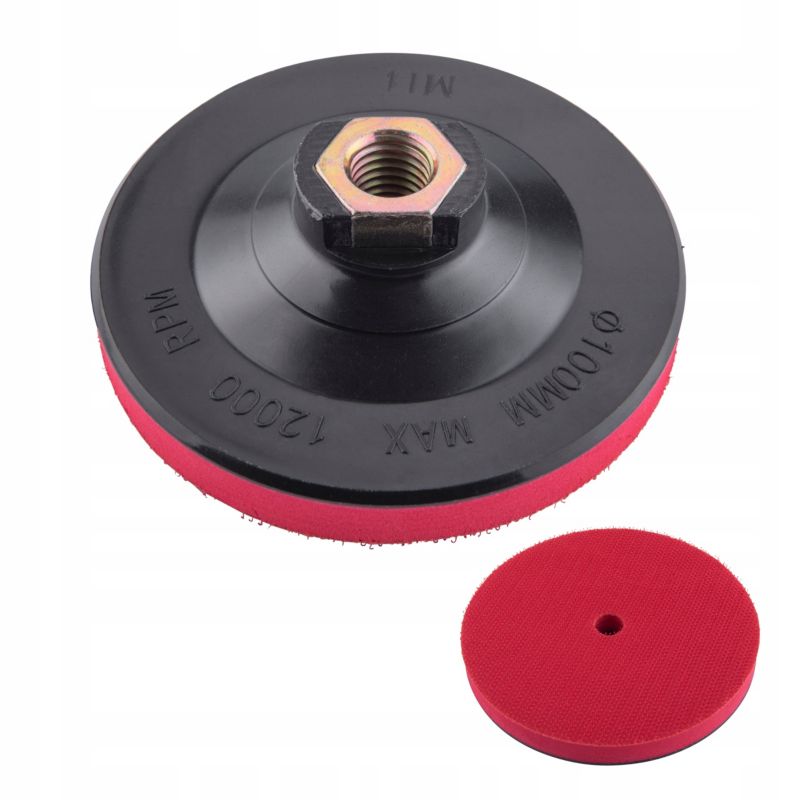 Pad polerski Extol Craft z rzepem dysk polerski do szlifowania 100 mm na szlifierkę M14 1 szt