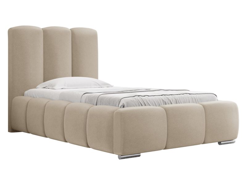 Łóżko tapicerowane MIRJAN 24 Wizko 90x200 kość słoniowa 1 szt.