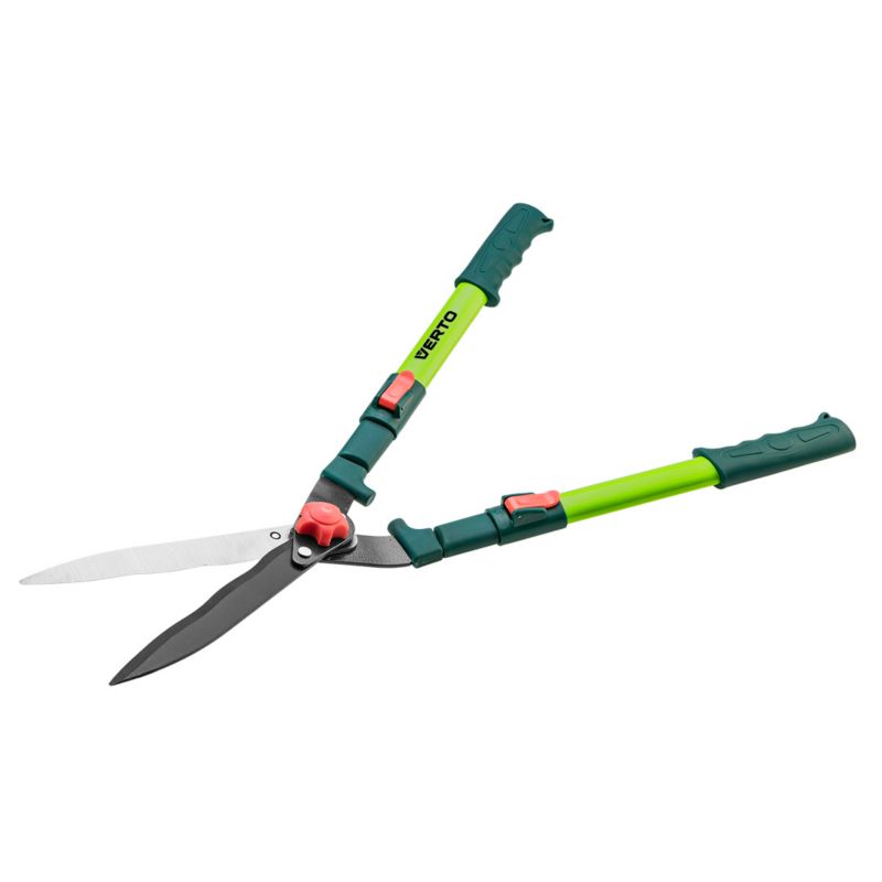 Nożyce do żywopłotu VERTO faliste teleskopowe 670 - 880 mm, ostrze 200 mm 1 szt