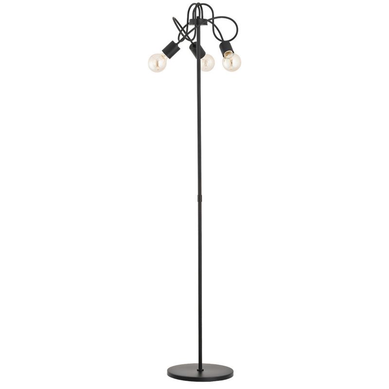 Lampa podłogowa stojąca Alfa Lupo czarna 3 x E27 x 15W wym: 162 x 33 x 33 cm - 1 szt.