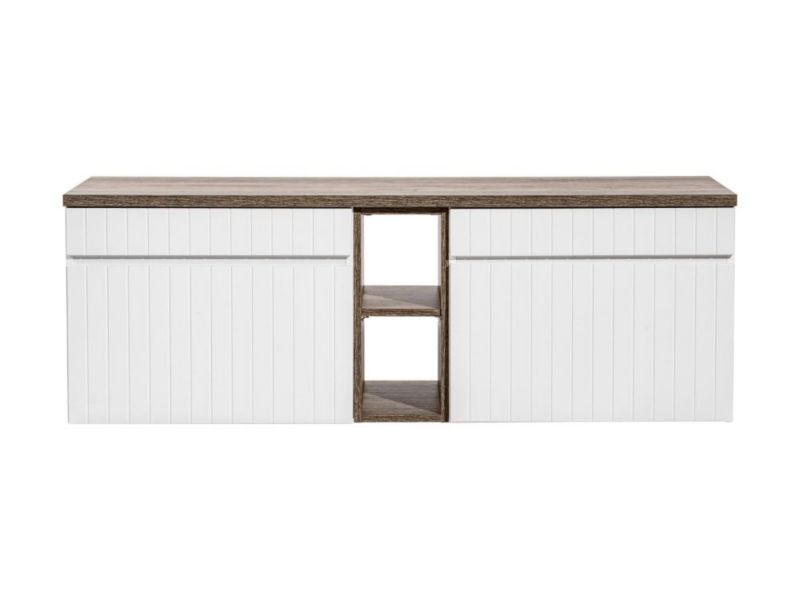 Szafka Comad pod umywalkę nablatową ICONIC WHITE 60cm + ICONIC WHITE 60cm zestaw z blatem 1 szt