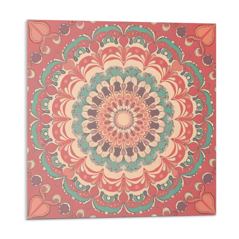 Kafelki samoprzylepne Wallfluent 50x50 cm Detale w stylu mandali 4 szt.