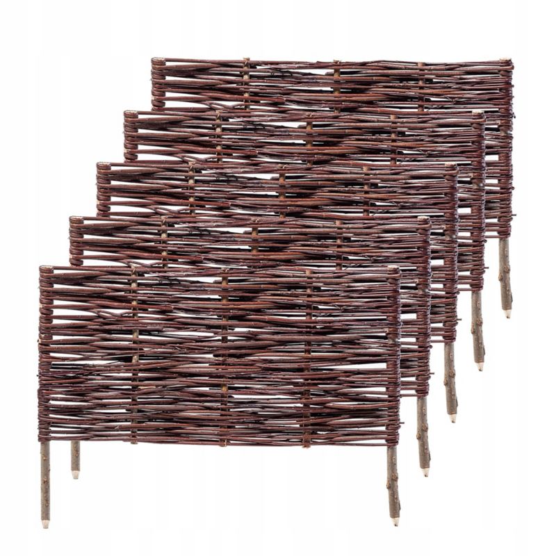 Palisada Wiklinowa KADAX Płotek 60x40cm Obrzeże 5szt