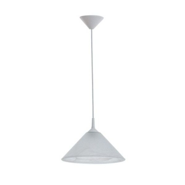 Lampa wisząca Alfa Chińczyk biała wym: 107 x 29,5 x 29,5 cm 1xE27 x 15W 1 szt.