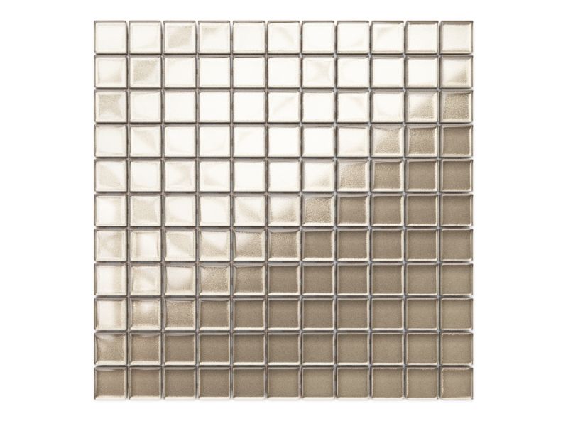 Mozaika szklana Ilcom beż metallic 30x30cm 1 szt.