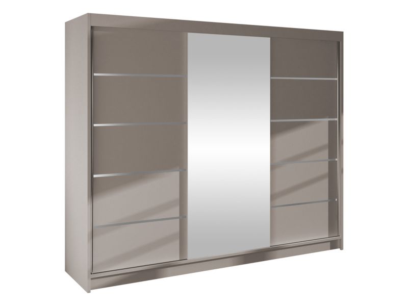 Szafa MIRJAN 24 z drzwiami przesuwnymi Derby VI kaszmir 1 szt.